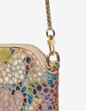 Bolso clutch Lisa Nano piel estampado floral multicolor