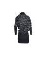 Dress with circular jaquard pattern