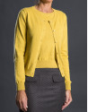 Chaqueta mostaza punto