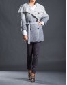Long gray degradé jacket