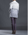 Long gray degradé jacket