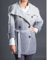 Long gray degradé jacket