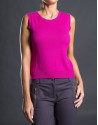 Top coral punto fino