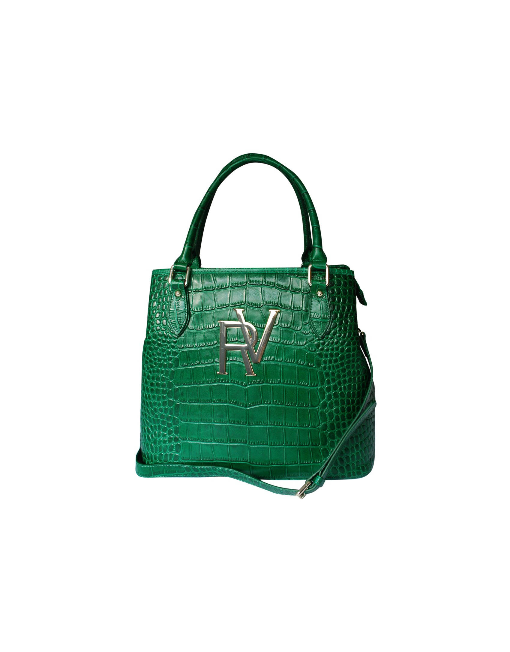 Large green tote bag