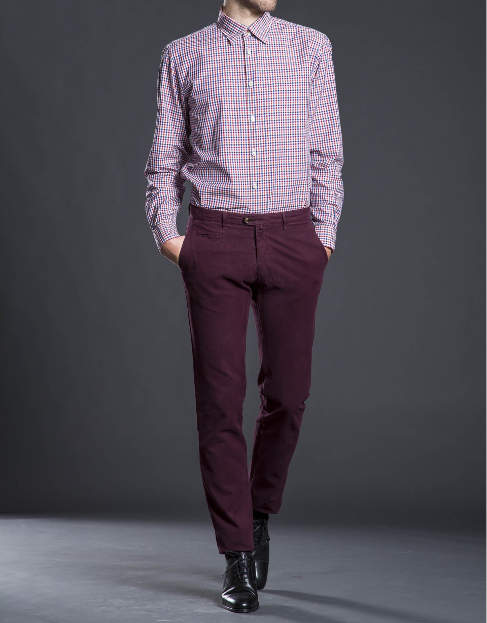 Multi-color checked sports shirt 