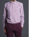Multi-color checked sports shirt 