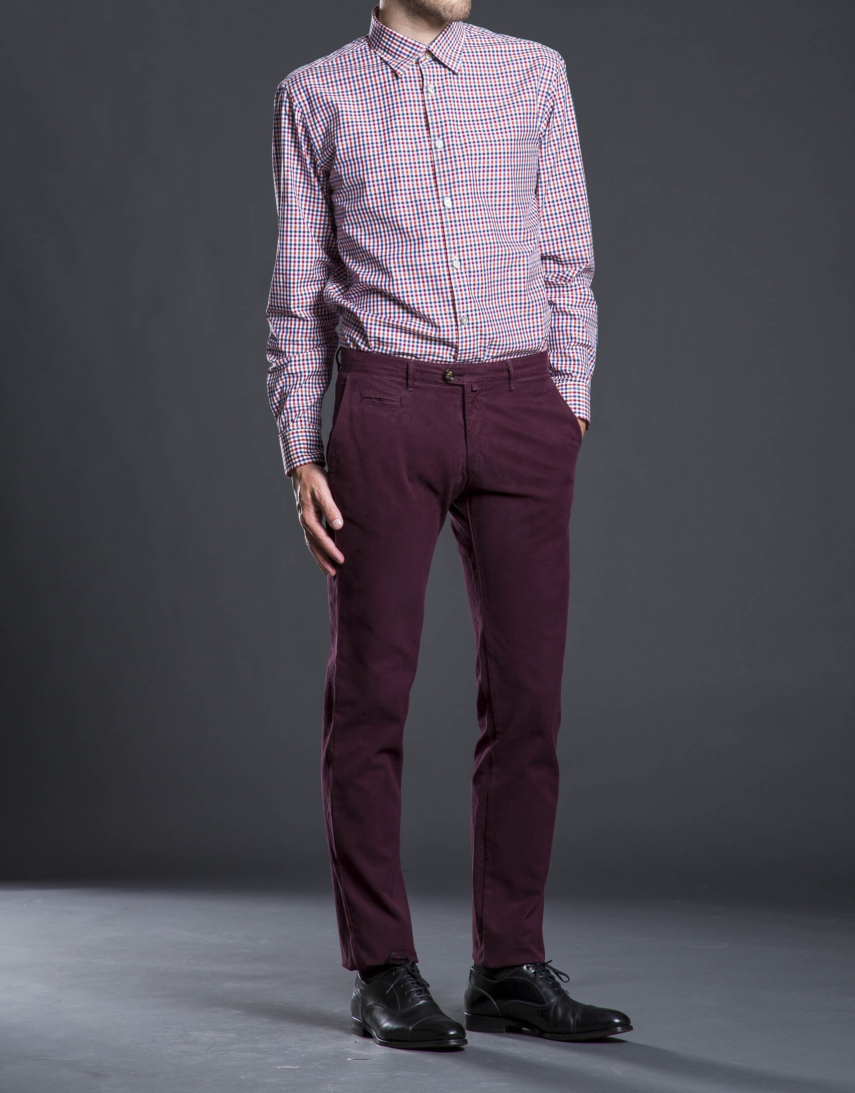 Multi-color checked sports shirt 