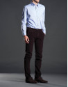 Camisa sport oxford azul