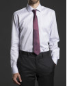 Pink striped dress shirt 