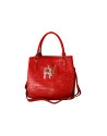 Large red tote bag