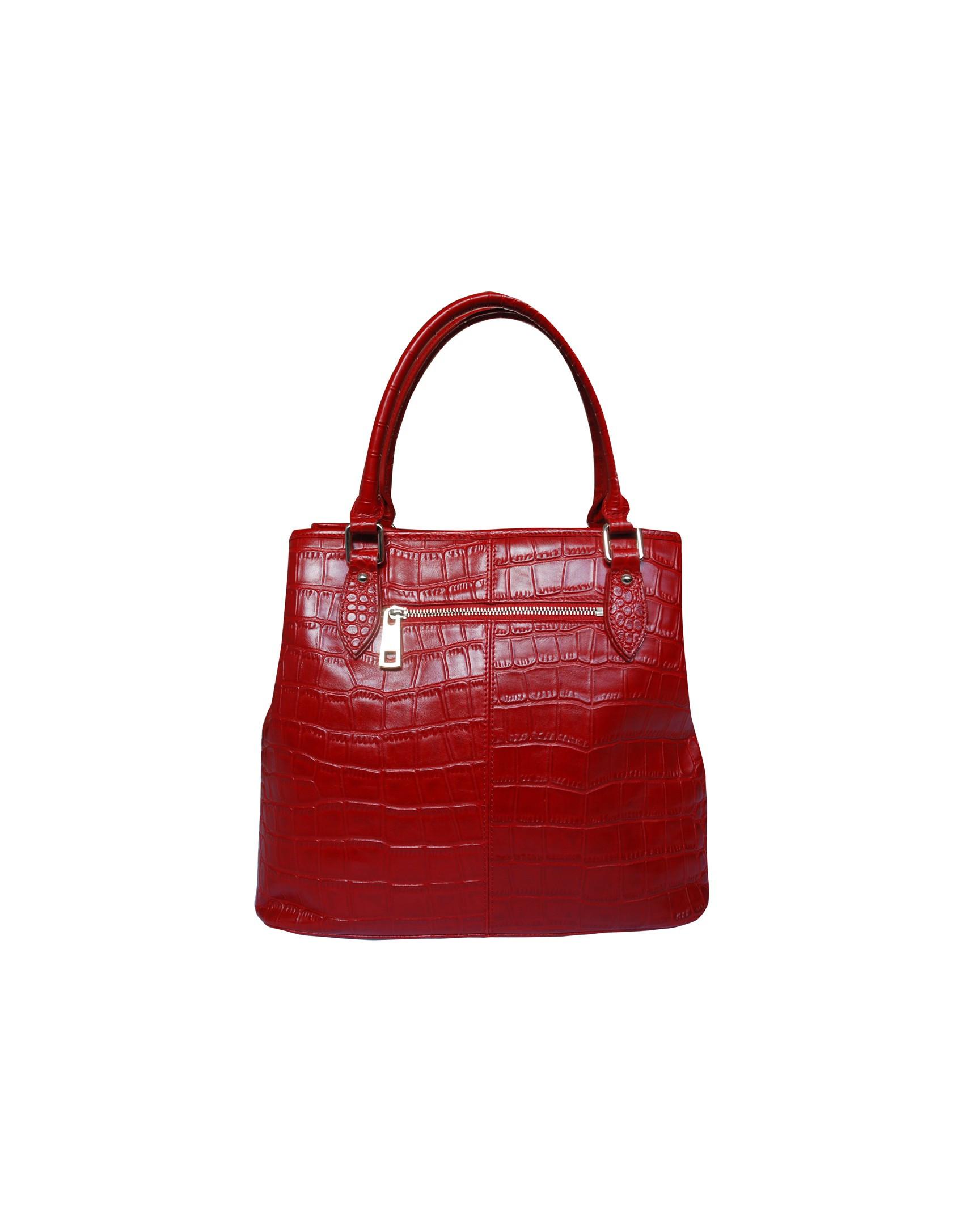 Large red tote bag