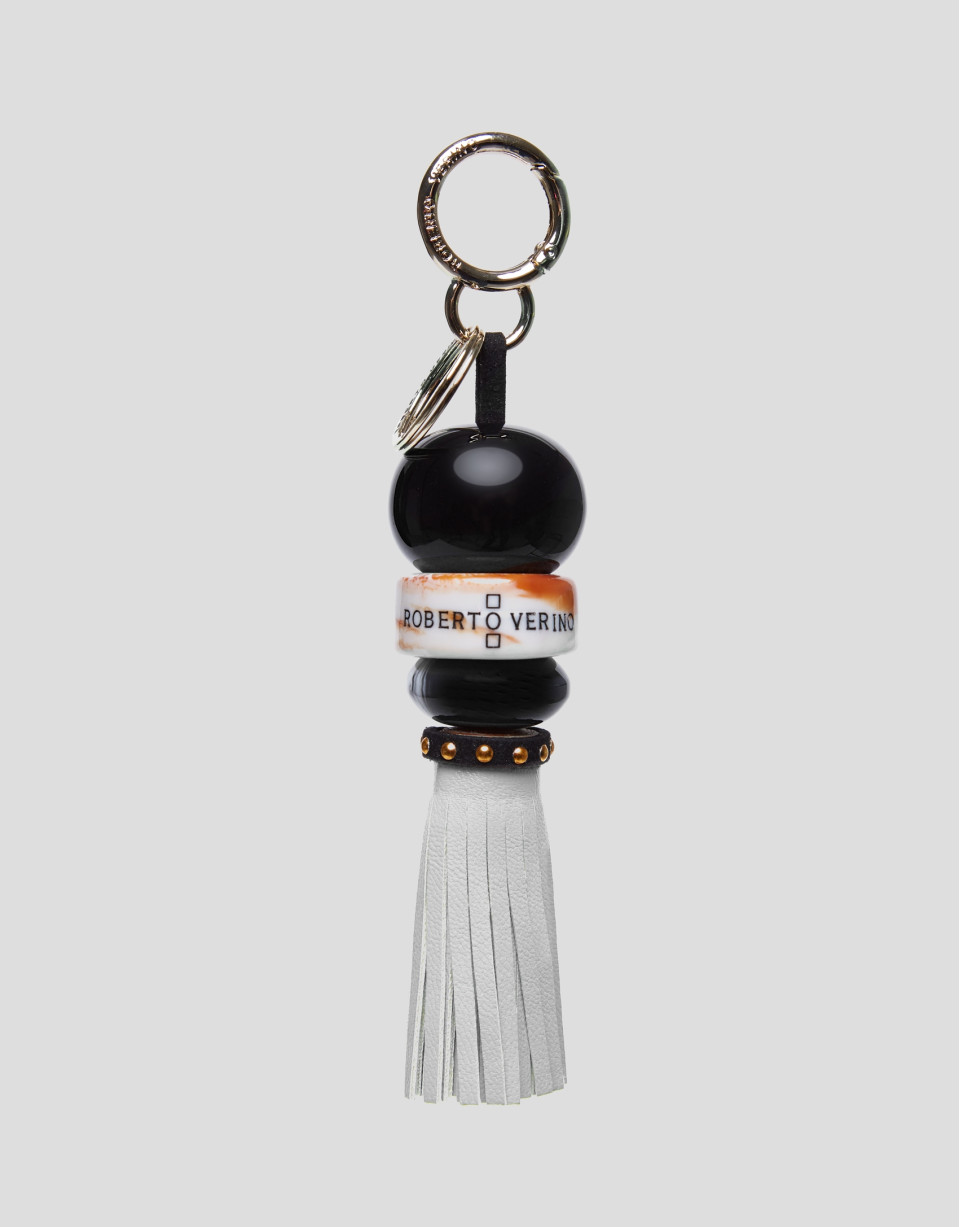 Charm borlas y flecos color crudo - Mujer | Roberto Verino