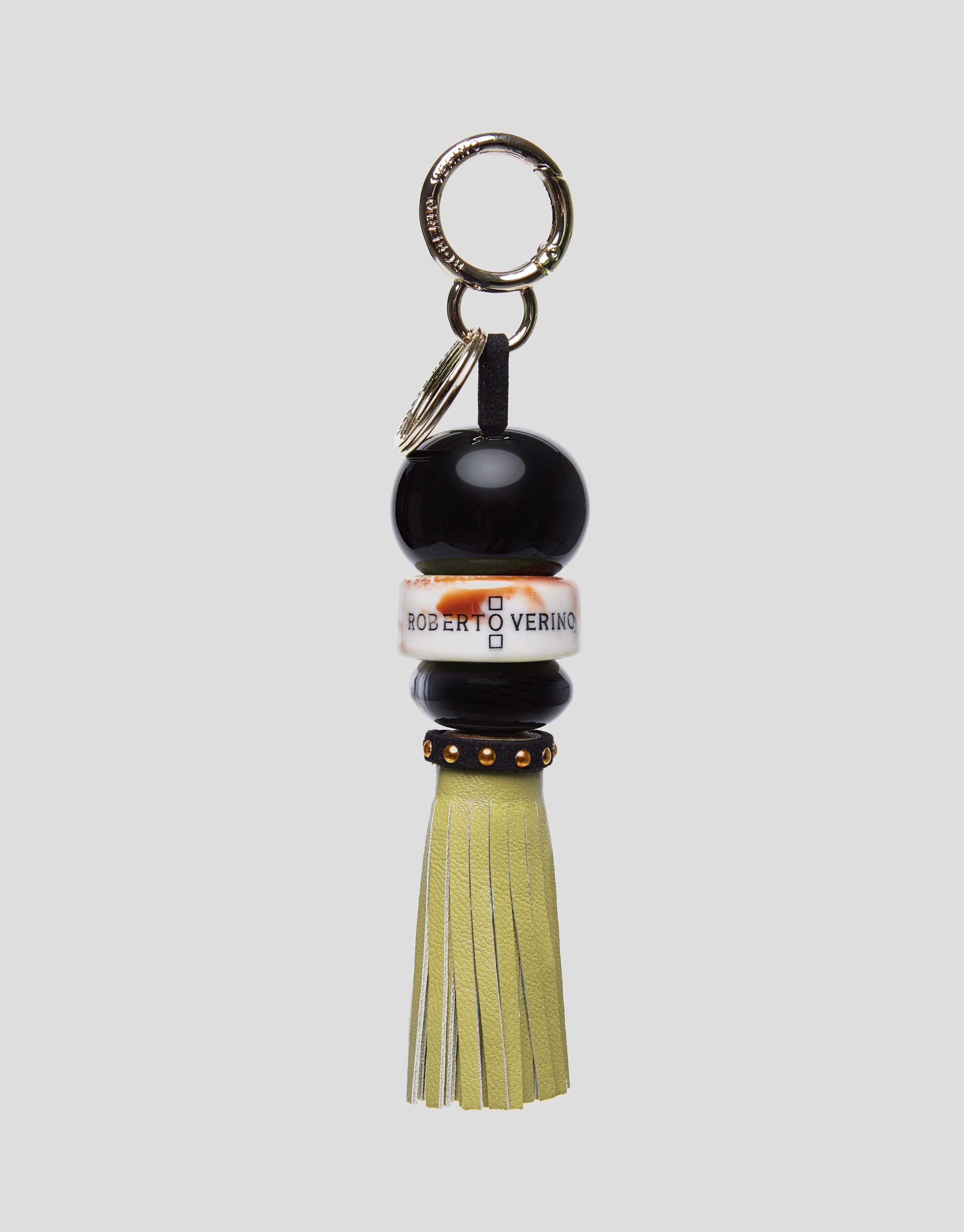 Tassel and yellow fringe charm - Woman - AW2023 | Roberto Verino