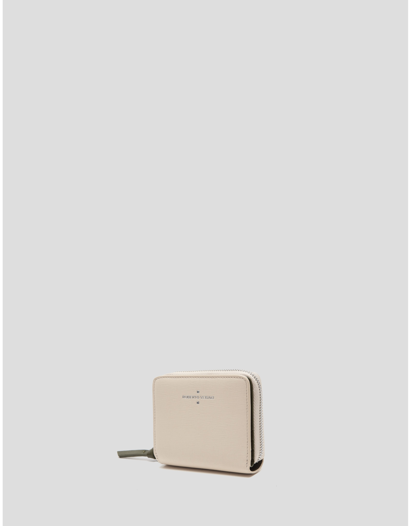 Medium camel Saffiano leather Sama billfold | Roberto Verino