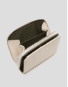 Medium camel Saffiano leather Sama billfold | Roberto Verino
