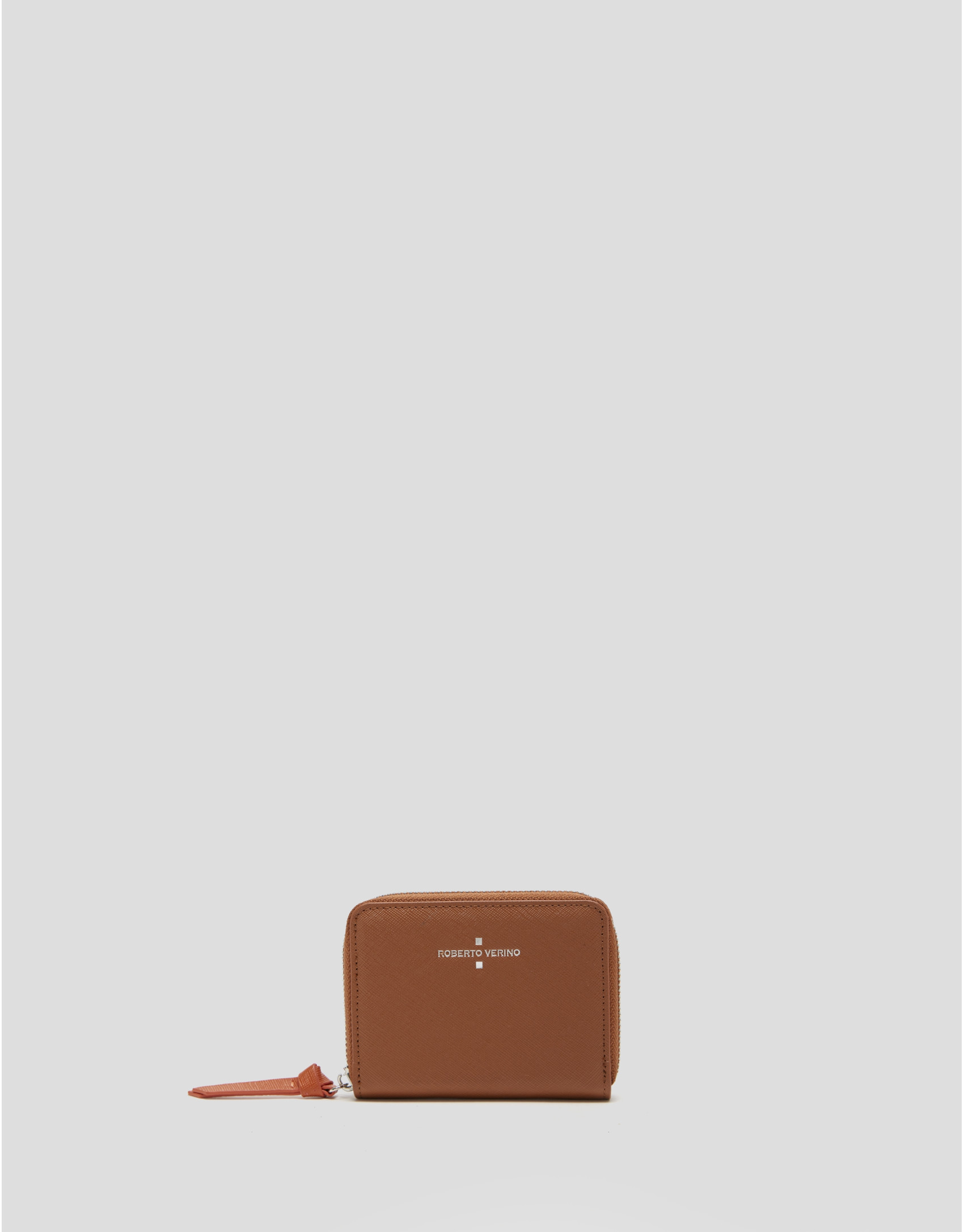 Brown leather, medium-size Coin Purse - Woman | Roberto Verino