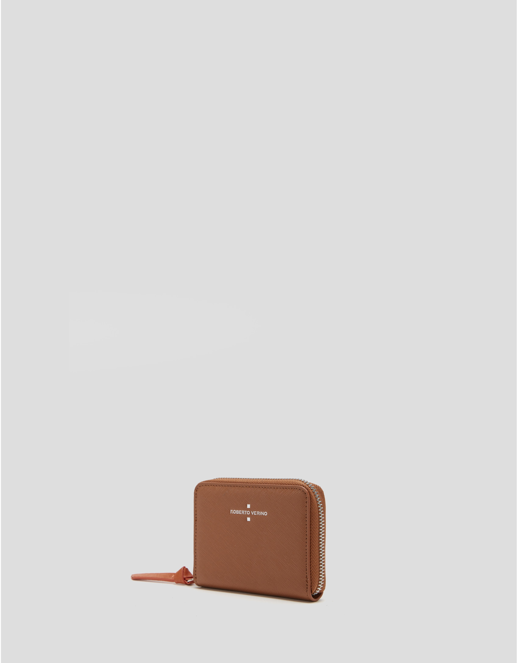 Brown leather, medium-size Coin Purse - Woman | Roberto Verino