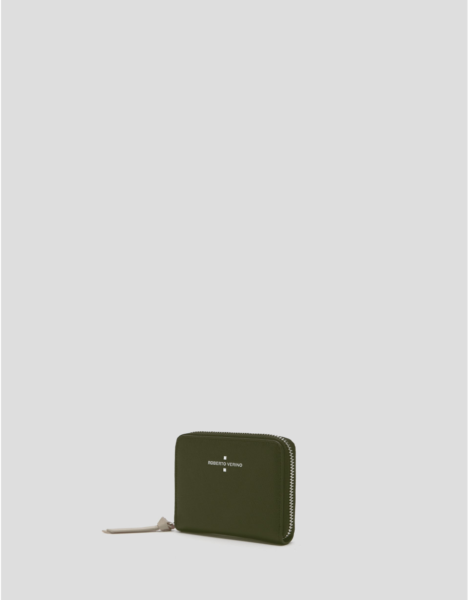 Billetera mediana Coin Purse piel verde - Mujer | Roberto Verino
