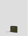 Green leather, medium-size Coin Purse - Woman | Roberto Verino