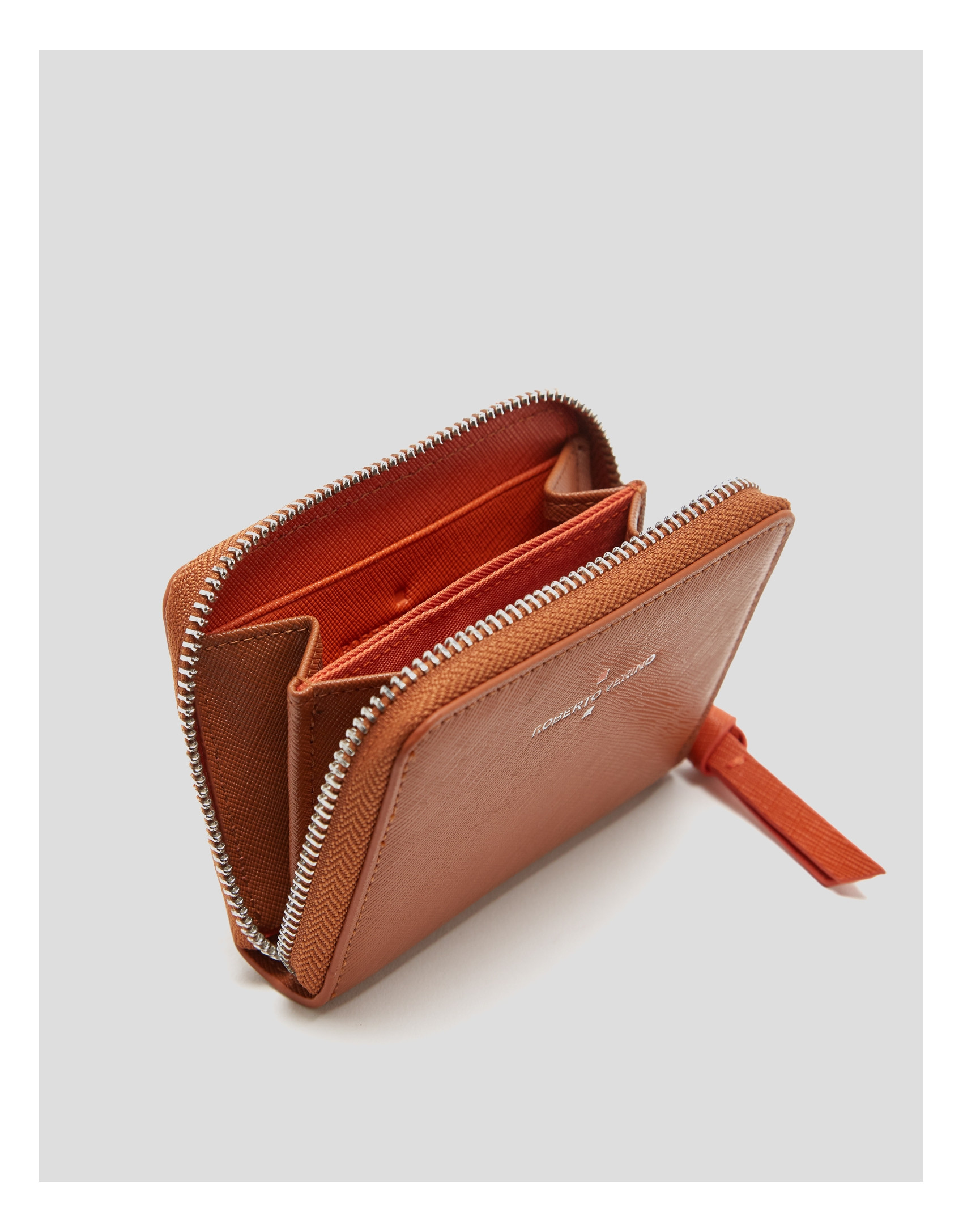 Billetera mediana Coin Purse piel marrón | Roberto Verino