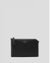 Bolso clutch Lisa piel saffiano negro - Sale | Roberto Verino