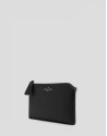 Bolso clutch Lisa piel saffiano negro - Sale | Roberto Verino