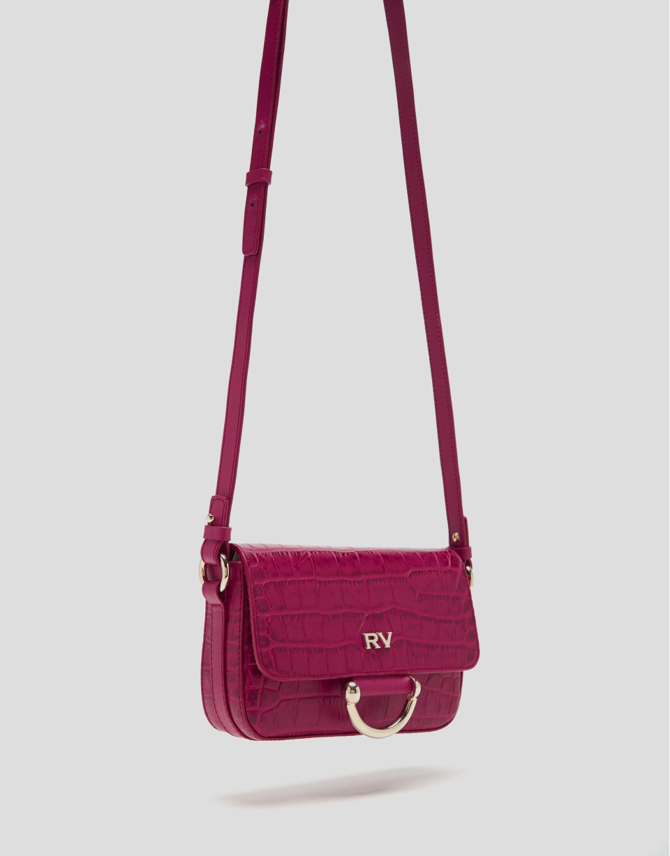 Bolso bandolera Miranda Mini piel cereza | Roberto Verino