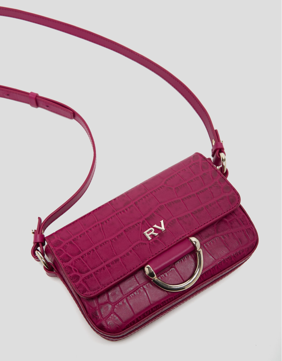 Bolso bandolera Miranda Mini piel cereza | Roberto Verino