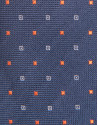 Corbata seda azul jacquard geométrico ... | Roberto Verino