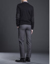 Black knit cardigan with elbow patches
