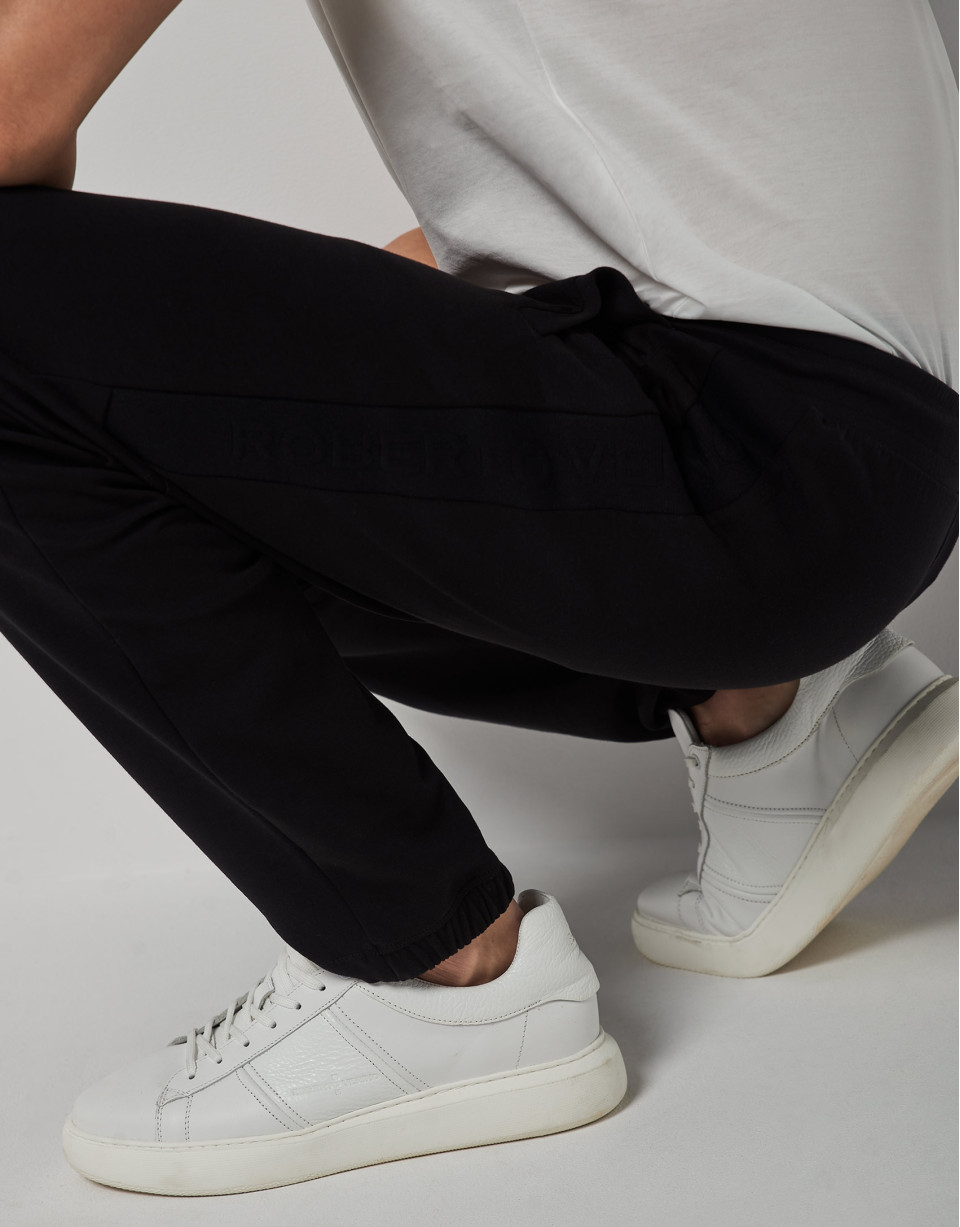 Pantalón jogging negro - Hombre - OI2022 | Roberto Verino