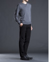 Basic gray knit sweater