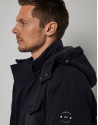 Navy blue quilted parka - Man - AW2022 | Roberto Verino