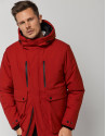 Parka acolchada técnica rojo - Hombre - OI2022 | Roberto Verino
