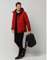 Parka acolchada técnica rojo - Hombre - OI2022 | Roberto Verino