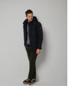 Parka acolchada azul marino aspecto algodonero | Roberto Verino