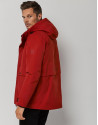 Parka acolchada técnica rojo - Hombre - OI2022 | Roberto Verino