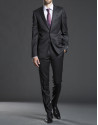 Slim fit, gray suit