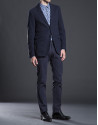 Blue structured jacket 