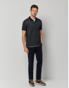 Navy blue dyed chino trousers - Man - AW2022 | Roberto Verino