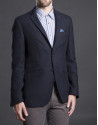 Blue twill jacket