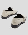 Zapato mocasín piel cruda