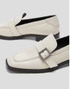 Zapato mocasín piel cruda