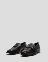 Zapato mocasín piel negra
