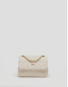 Bolso shoulder Linda Mini piel acolchada crudo