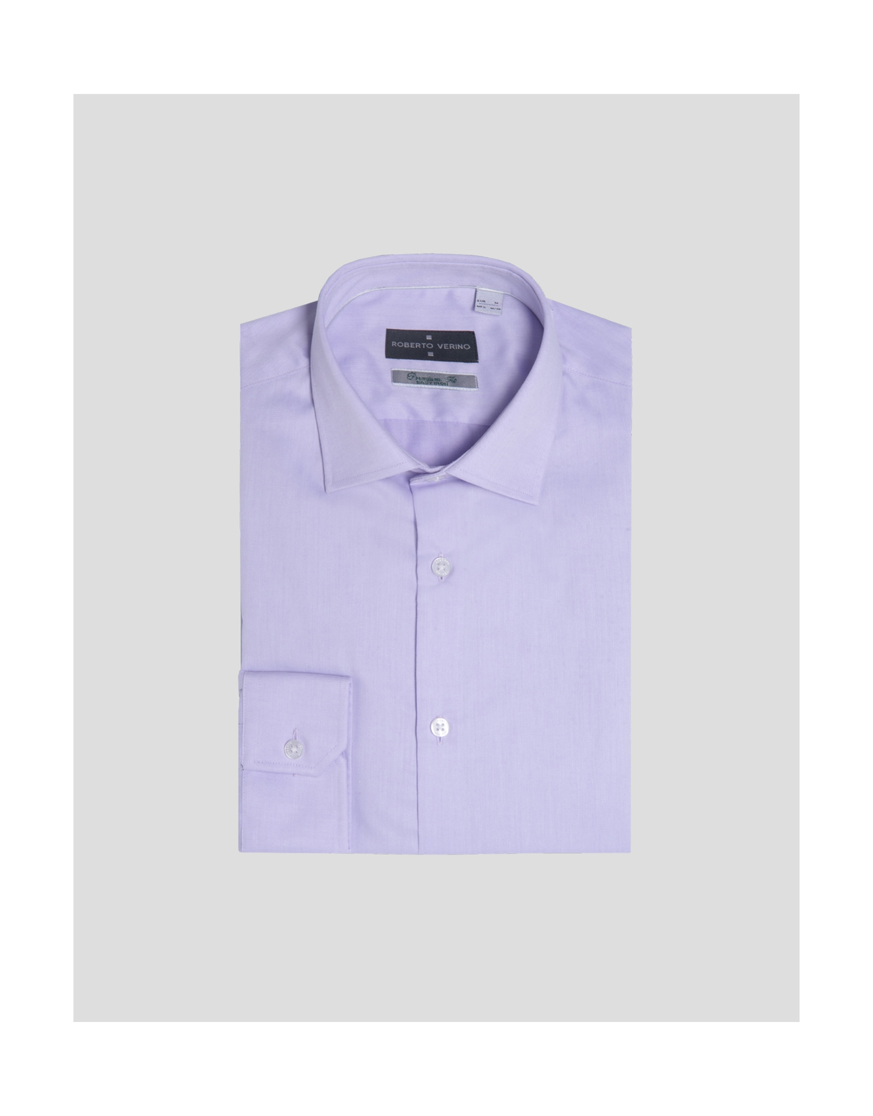 Mauve twill dress shirt