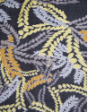 foulard bordado mostaza