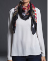 Fantasy print scarf  