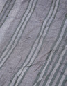 Foulard gris rayas azules
