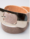 Cinturón barroco con gran hebilla